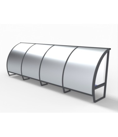 Didelis žaidėjų suolelis - Policarbonated / 10 vietų