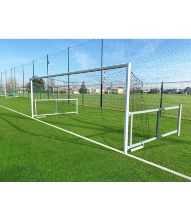 Plieniniai standartiniai sulankstomi futbolo vartai - 5x2m.