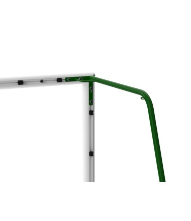 7 žaidėjų futbolo vartai - 6,4 m x 2,13 m. - Ø90 mm apvalus vamzdis