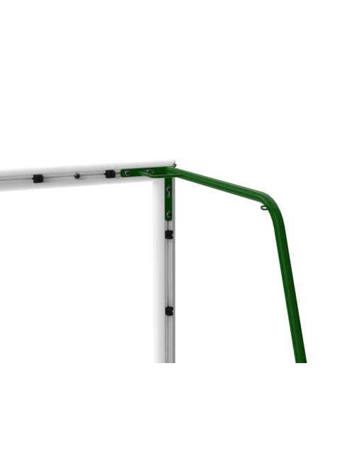 7 žaidėjų futbolo vartai - 6,4 m x 2,13 m. - Ø90 mm apvalus vamzdis