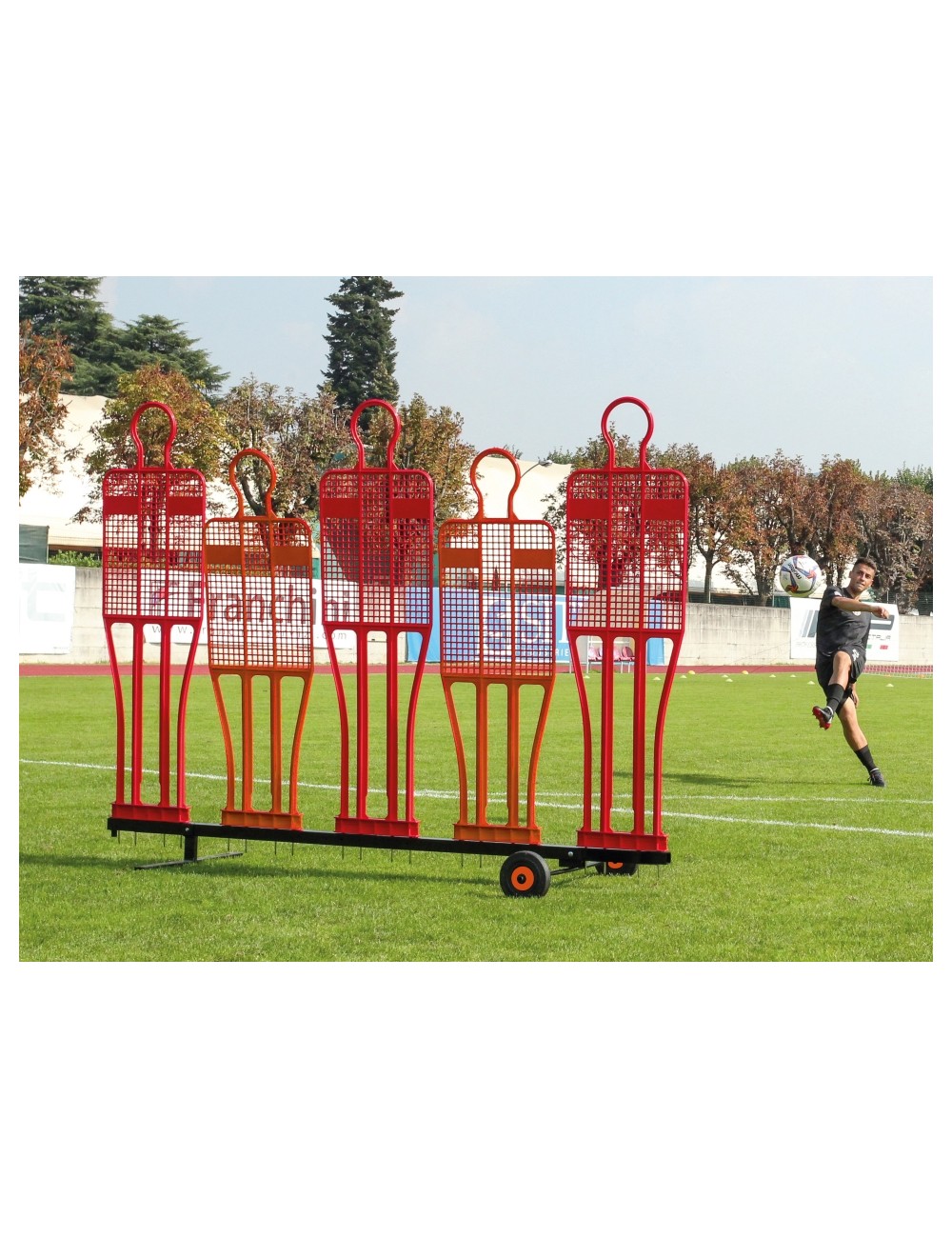 1,6 m aukščio futbolo manekenas baudos smūgiams