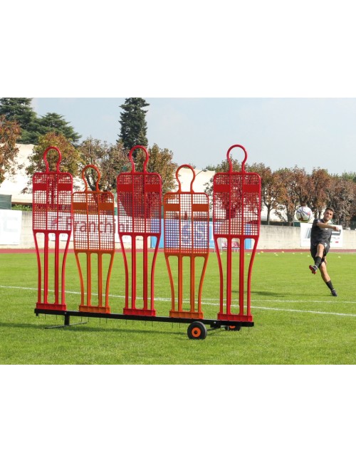 1,8 m aukščio futbolo manekenai baudų smūgiams