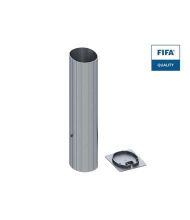 Aliuminis kištukas 120x100 mm futbolo vartų stulpeliams.