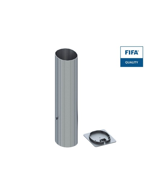 Aliuminis kištukas 120x100 mm futbolo vartų stulpeliams.