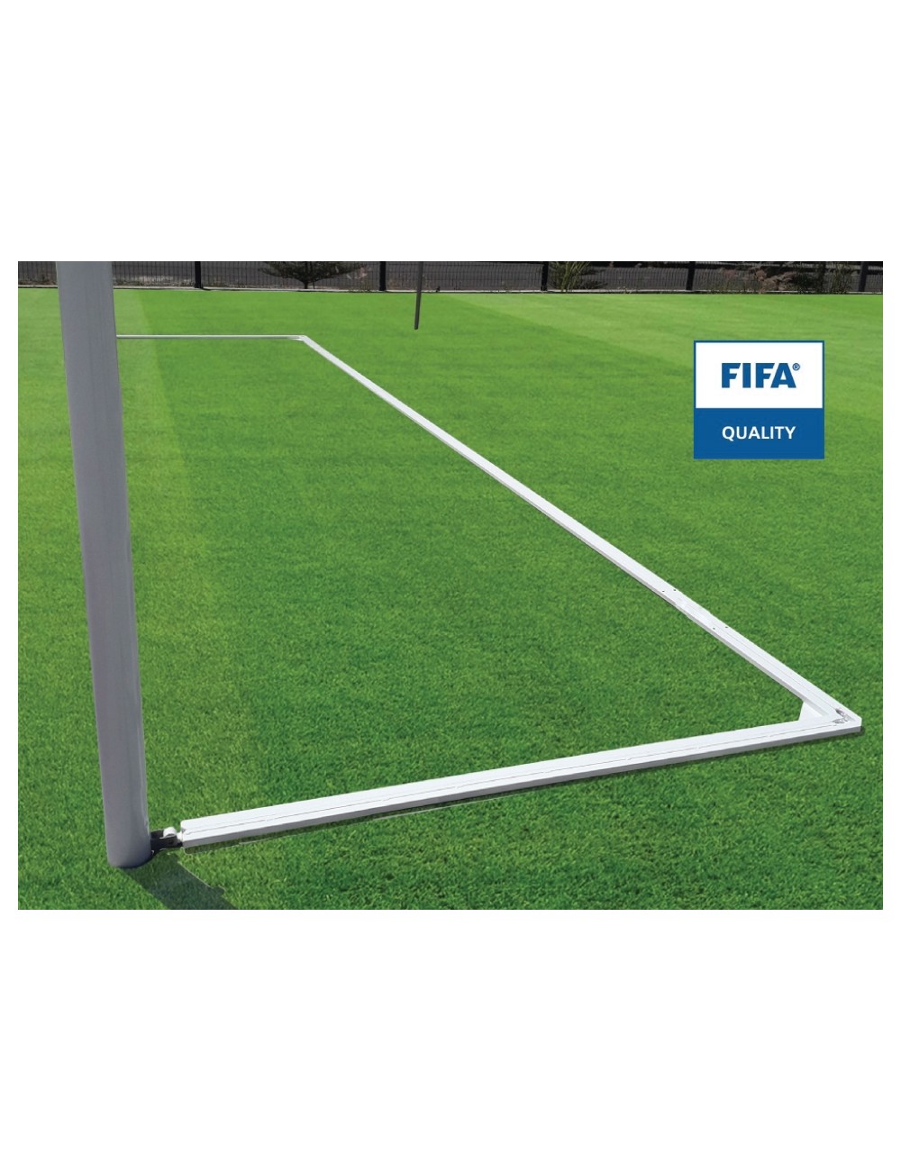 FIFA sertifikuotiems futbolo vartams skirtas pakėlimo rėmas.