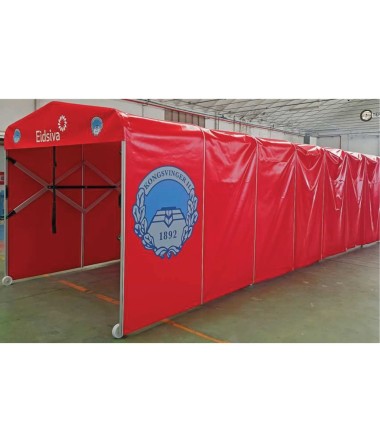 Ištiesiamas futbolo tunelis varžyboms - Protect