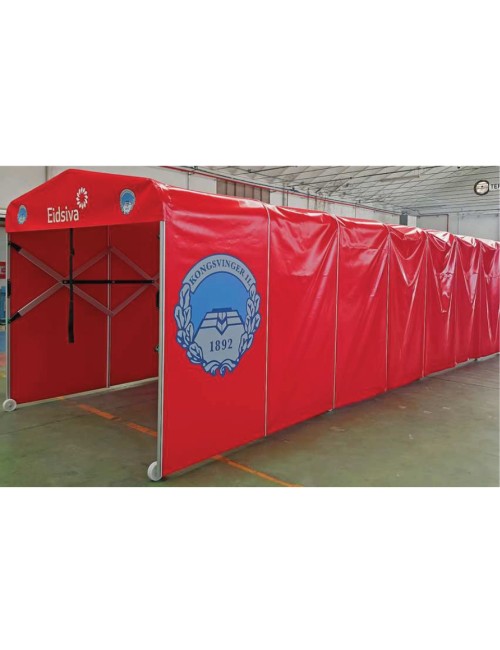 Ištiesiamas futbolo tunelis varžyboms - Protect