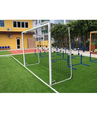 Minifutbolo vartų tinklas, 120mm viengubas audinys.2,1 m x 1,6 m x 0,8 m x 0,8 m