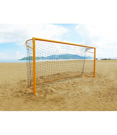 Paplūdimio futbolo tinklas, 120 mm viengubas audinys, be mazgų.