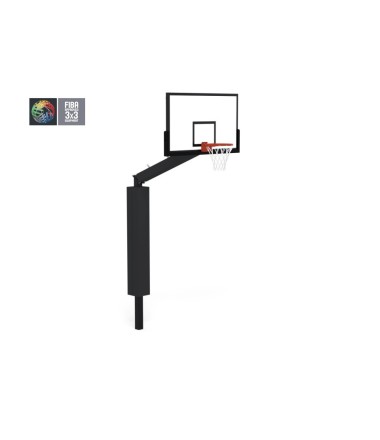 FIBA sertifikuotas 3x3 krepšinio stovas, aukštis 1,65 m.
