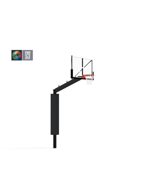 FIBA sertifikuotas 3x3 krepšinio stovas su kištukais, aukštis 2.25 m.