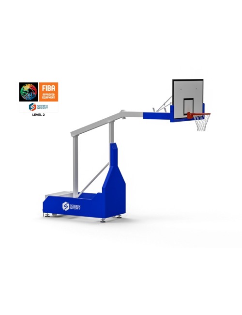 FIBA sertifikuotas 5x5 krepšinio stovas,  2 lygio | fiksuotas lanko aukštis