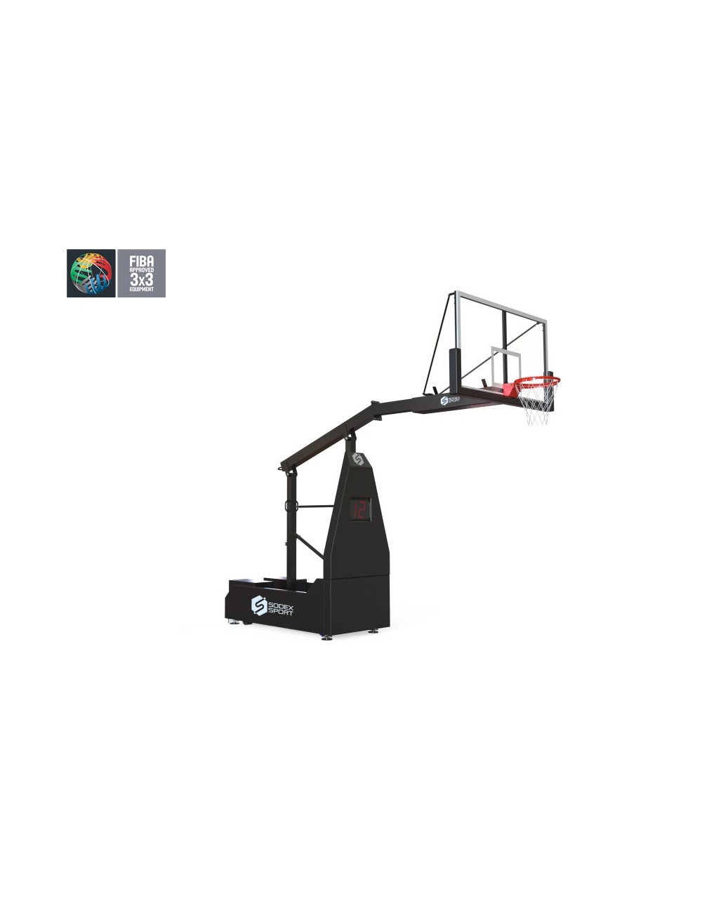 Mobilus ir sulankstomas FIBA sertifikuotas 3x3 krepšinio stovas