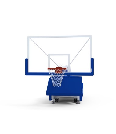 FIBA 5x5 krepšinio stovas, 2 lygio | Reguliuojama aukštis | Projekcija 3.25m