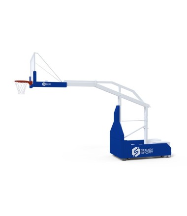 FIBA 5x5 krepšinio stovas, 2 lygio | Reguliuojama aukštis | Projekcija 3.25m