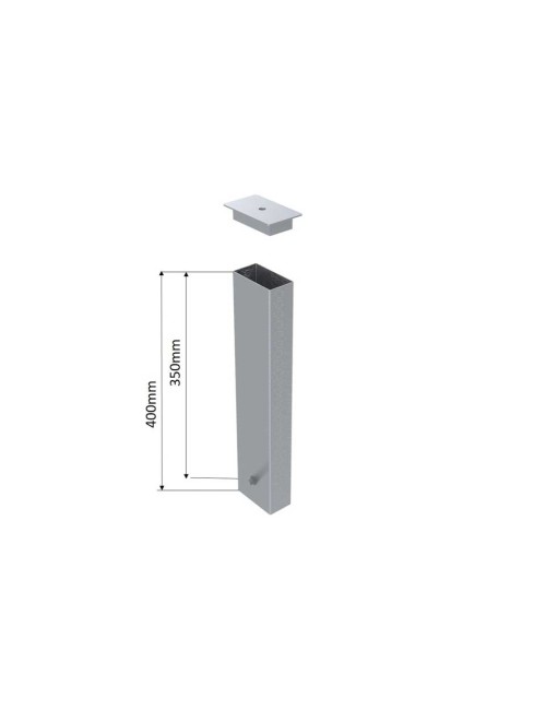 Rankinio vartų kištukai 40 mm x 80 mm.