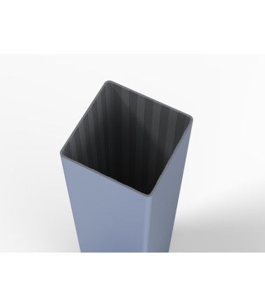 Rankinio vartų kištukai 80mm x 80mm., pilki