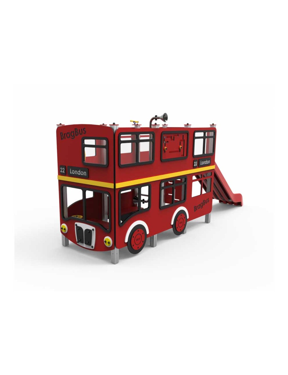 Lauko žaidimų konstrukcija - Londono autobusas