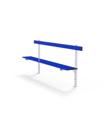 Persirengimo kambario standartinis suolelis su atlošu, mėlynas