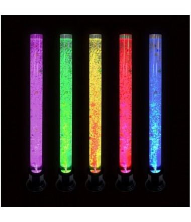 Didelis burbulų vamzdis su žuvytėmis - plastikins pagrindas 180cm.