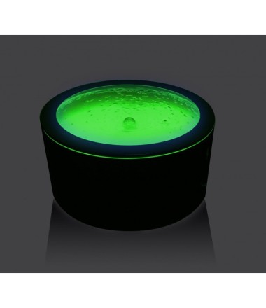 Apvalus burbulinis stalas - šviečia įvairiomis spalvomis