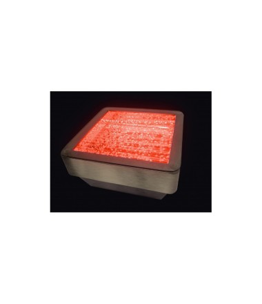 Kvadratinis LED burbulų stalas - keičiantis spalvas