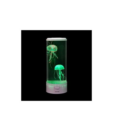 Medūzų apvalus akvariumas - šviestuvas