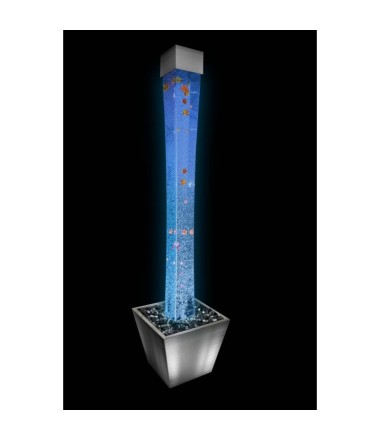 Burbulų vamzdis 183 cm kvadratinės formos.