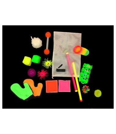 UV rinkinys, kuris šviečia nuo UV lempos