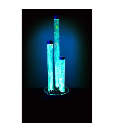 Trijų burbulų vamzdžių rinkinys ''Triple Bubble'' su apvaliu pagrindu (135 cm)