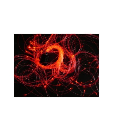 Šviečiantis pluoštas iš 150 vielučių, kiekviena 1,5 metro ilgio.