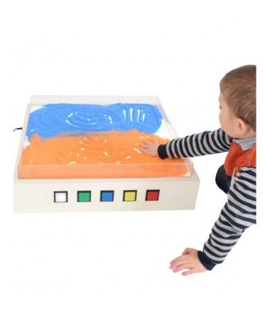 Šviesos stalas su akriliniu įdėklu smėliui