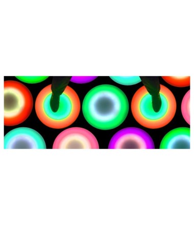 Interaktyvios apvalios grindų plytelių (50x50 cm) rinkinys