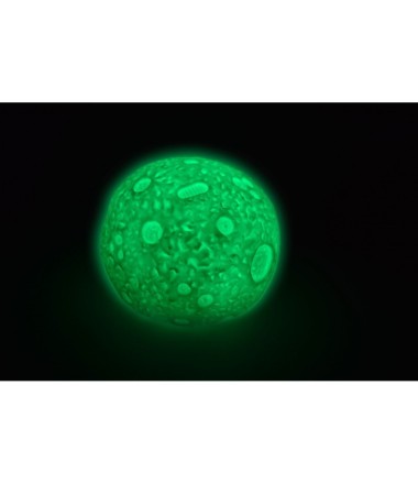 Spalvą keičiantis mėnulio akmuo su nuotoliniu valdymu