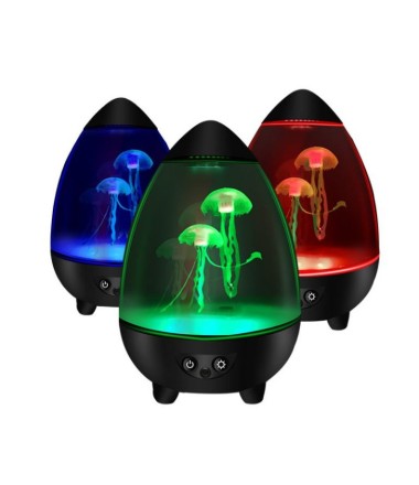 Lašo formos medūzų akvariumas - šviestuvas