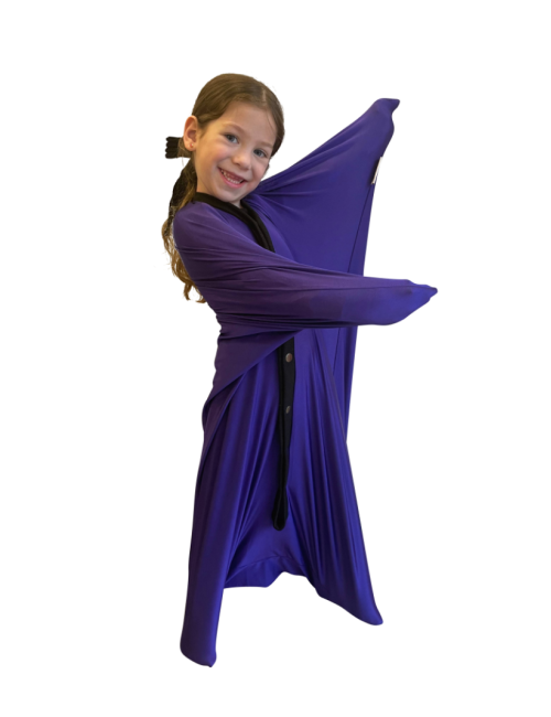 S dydžio violetinės spalvos kūno terapinė kojinė