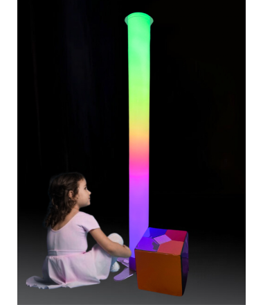 Įvairiomis spalvomis šviečiantis LED vamzdis - 180cm.