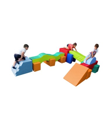 Balansavimo komplektas vaikams - 327 x 235 x 80 cm. 13 dalių.