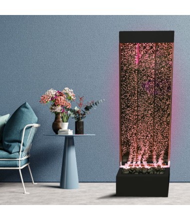 LED burbulų sienelė - 123 x 40 cm.