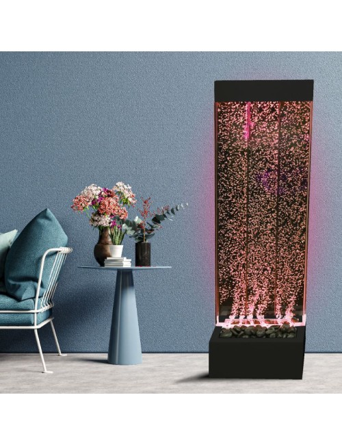LED burbulų sienelė - 123 x 40 cm.