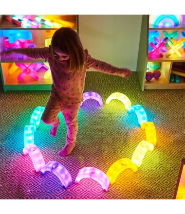 Šviečiančių arkų rinkinys ''Vaivorykštės'' - 12vnt.