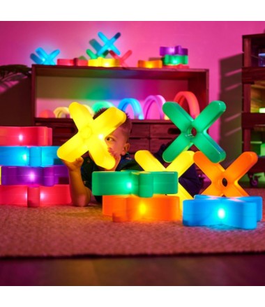Šviečiantis konstruktorius ''X Forma'' -  12vnt.