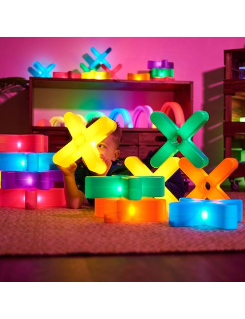 Šviečiantis konstruktorius ''X Forma'' -  12vnt.