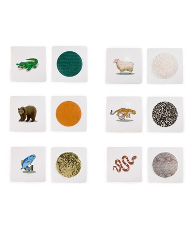 Sensorinės plokštelės ''Gyvūnai'' 17x17cm.