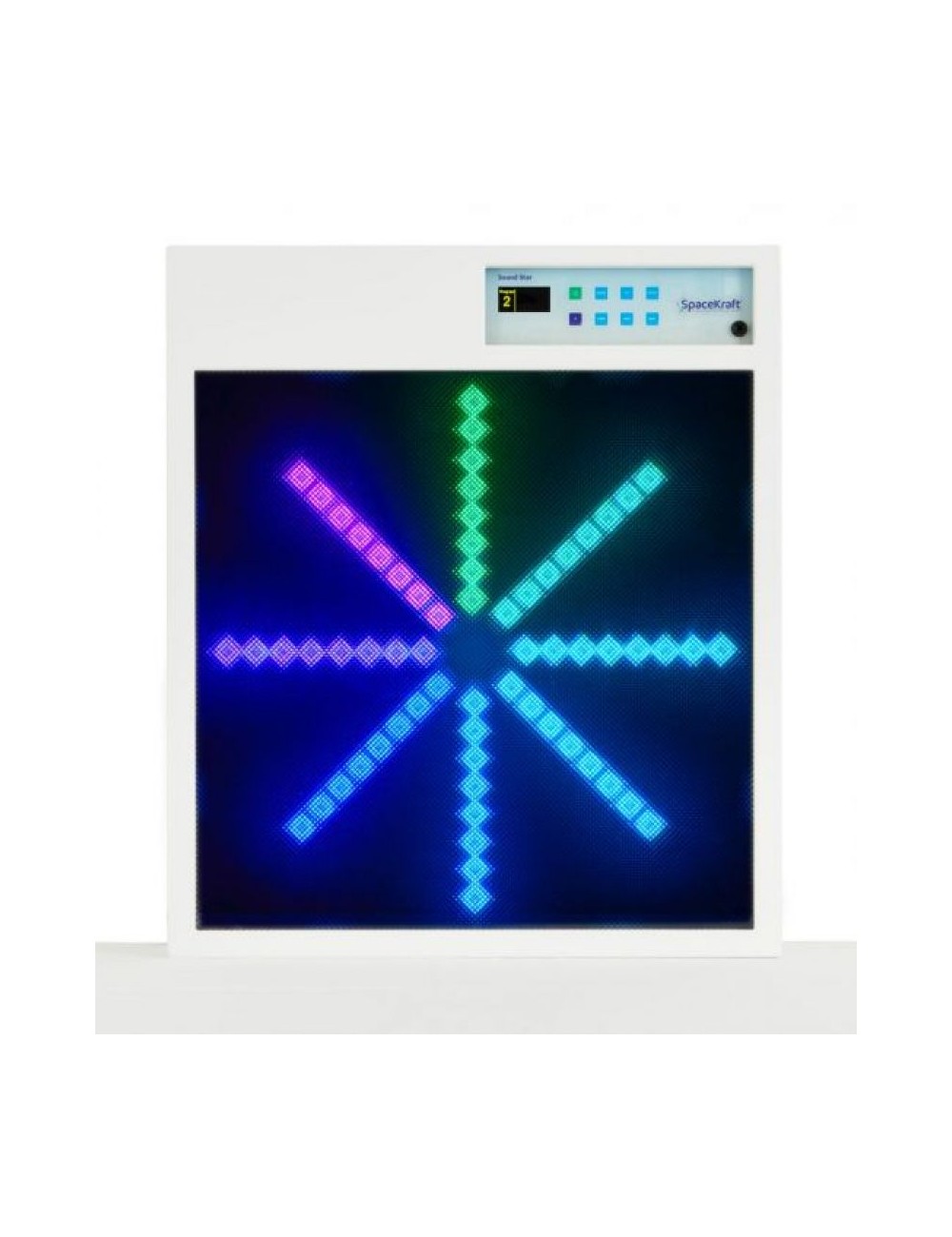 LED skydelis ''Spalvos'' 77.5 x 67 cm.