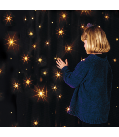Šviesos pluoštų užuolaida ''Žvaigždelės'' 3x2m.