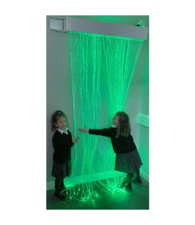 Šviesos pluoštų užuolaida - 1 m., 100 gijų.