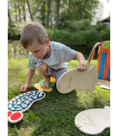 Sensorinių pėdučių ir apskritimų rinkinys