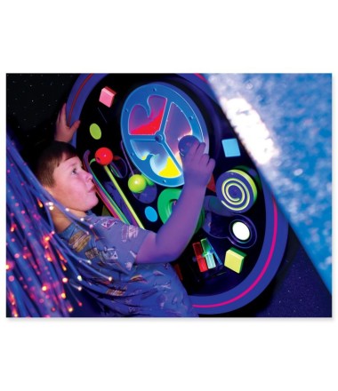 UV šviečiantis muzikinis skydelis