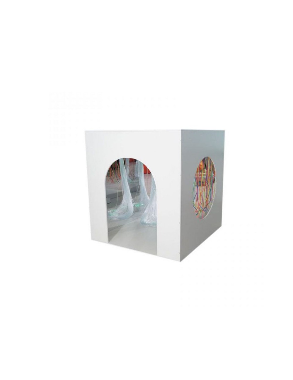 Sensorinis kampelis - namelis 115x115x140 cm.